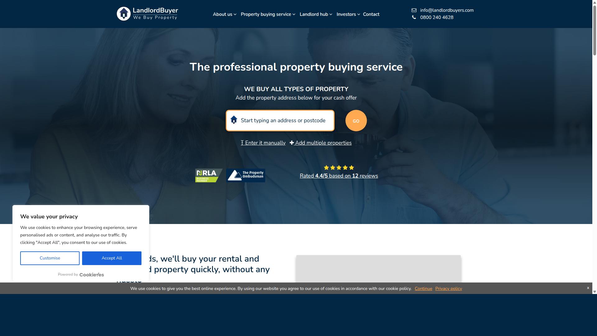 Landlordbuyer website